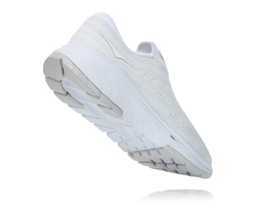 Hoka One One Womens Walking Shoes - Cavu 3 Slip - White - AMBQ57408